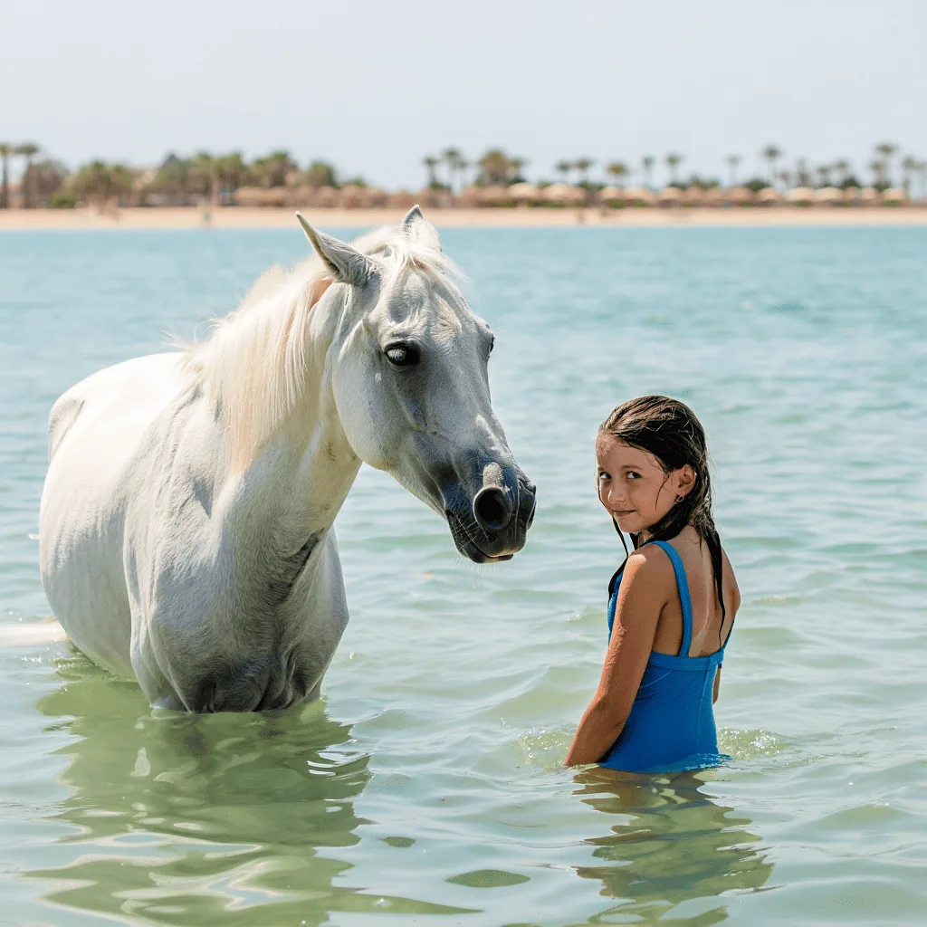 Riding lessons for beginners and children in Hurghada
